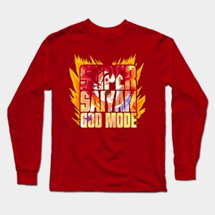 Super Saiyan God Mode T-Shirt Long Sleeve T-Shirt